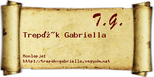 Trepák Gabriella névjegykártya